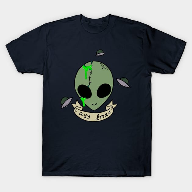 Ayy Lmao T-Shirt by XephKid